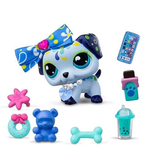 Littlest Pet Shop- Sweet & Stylish Bundle Set - Series 4 - Gen 7 Authentic LPS Bobble Head Toy Figure, Collectible Toy Animal, Ages 4+ thumbnail 9