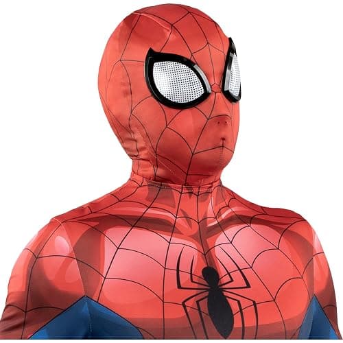 Jazwares MARVEL Official Adult Zentai Halloween Costume Accessory - Deluxe Two-Way Stretch Spandex Mask with Molded Eyes thumbnail 5