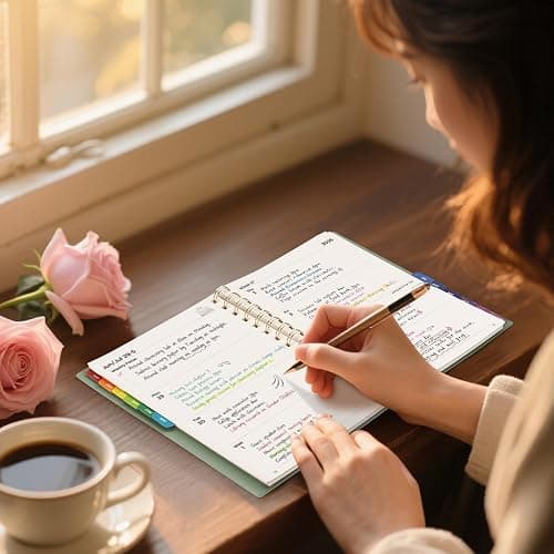 EMSHOI 2026 Planner, Weekly and Monthly, JAN 2026 - DEC 2026, A5 (5.7" x 8.3"), 100GSM Thick Paper, PVC Cover, Colorful Tabs - 2026 Calendar Organizer for Work, School, Home, LightGreen thumbnail 8