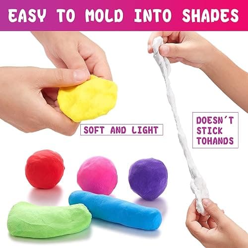 CiaraQ Modeling Clay Kit - 36 Colors Air Dry Ultra Light Clay, Safe & Non-Toxic, Great Gift for Kids. thumbnail 3
