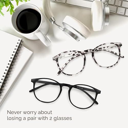 IBOANN Blue Light Glasses for Woman/Men, Fashion Blue Light Glasses Men, Fake Glasses for Computer Eye Strain thumbnail 8