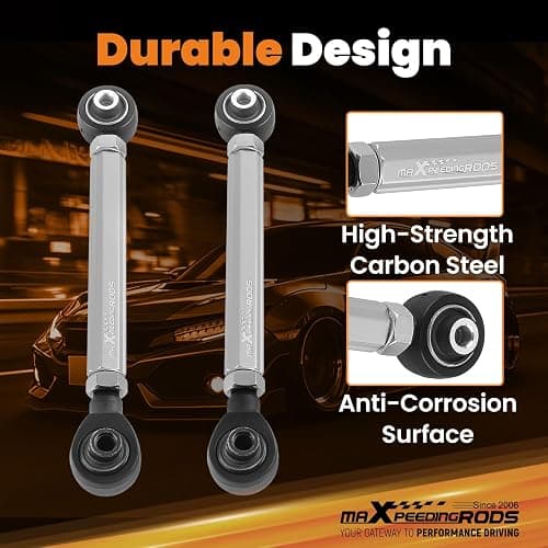 maXpeedingrods Adjustable Rear Toe Arms for Honda Accord 2018-2022, for Honda Civic/CRV 2016-2025, for Acura Integra Type-S DE5 2023+ thumbnail 2