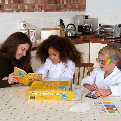Galt Rainbow Lab - Explore & Discover Childrens Science Kit - 12 Science Experiments for Kids, Colourful Crystals - STEM Toys & National Curriculum Compatible - Gifts for Boys & Girls Ages 5 P thumbnail 7
