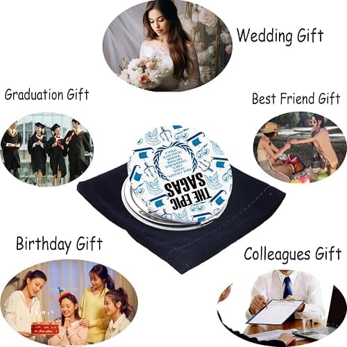 FADDBUK Epic The Musical Lover Gift Ocean Sagas Gift Ocean Saga Makeup Mirror for Musical Fan (Musical Saga Mirror) thumbnail 7