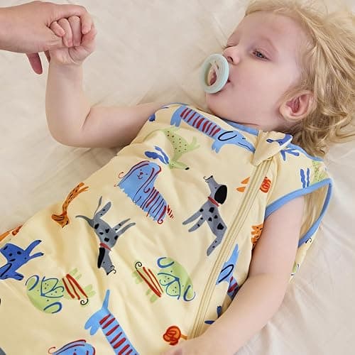 babee Reshinee Bamboo Viscose Sleep Sack for Babies and Toddlers 1.0 Tog Wearable Blanket 2-Way Zipper Baby Shower Gifts thumbnail 6