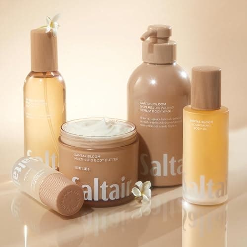 Saltair Multi-Lipid Body Butter - Rich, Nourishing Santal Bloom Hydrating Body Cream with Ceramide Complex, Coconut Oil, Shea Butter, and Sea Buckthorn. Deep Moisturizing Dry Skin Care. 10oz Jar thumbnail 8