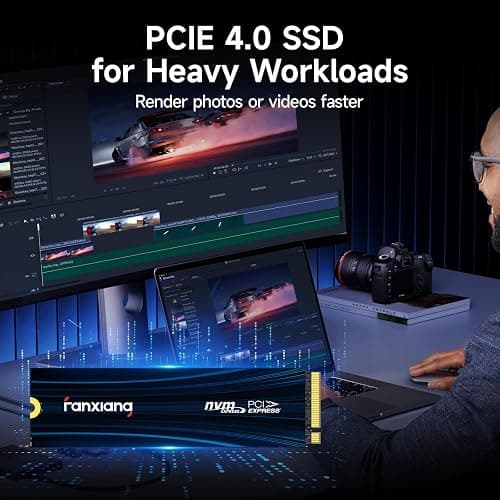 fanxiang 1TB NVMe SSD PCIe Gen 4 Gaming SSD for PS5, Up to 7000MB/s M.2 2280 SSD Compatible with PS5 Storage Expansion, Internal Solid State Drive for Gamers, Professionals, Creators S880E thumbnail 6