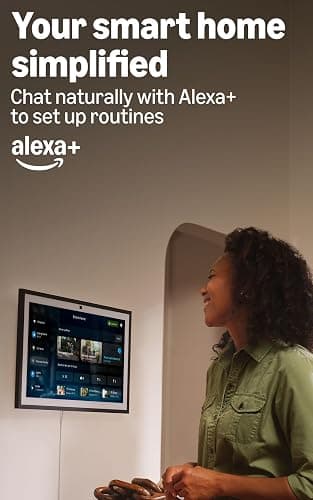 Amazon Echo Show 5 (newest model), Smart display, Designed for Alexa+, 2x the bass and clearer sound, Glacier White thumbnail 3
