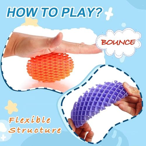5 Pack Mini Fidget Worm Toys for Kids 8-12, Elastic Mesh Stress Relief Sensory Toy, 3D Bulk Fidgets for Adults Party Favors thumbnail 5