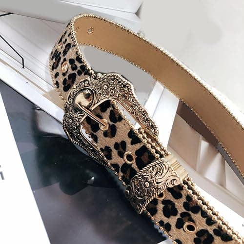 Meiliyizu Waist Belt - Leopard Print Waist Decor for Women's Jeans & Pants thumbnail 4