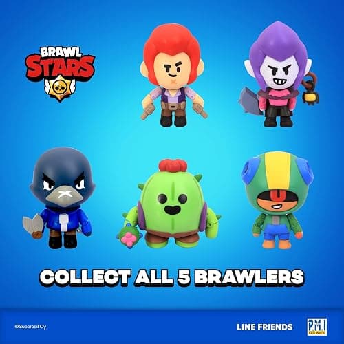 P.M.I. Brawl Stars Action Figures | 2-Pack Articulated Toys with Movable Arms & Legs | Includes Leon & Spike or Bo & Crow (Random) | 4.5" Official Licensed Collectibles for Gamers & Fans thumbnail 5
