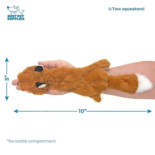 (2 Pack) Racoon & fox dog toys thumbnail 6