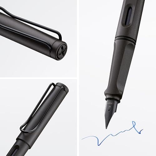 Lamy Safari Fountain Pen, Charcoal Medium Nib (L17M) thumbnail 2