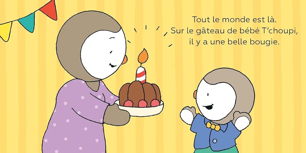 Bébé T'choupi : la première bougie - Livre d'éveil dès 6 mois thumbnail 4