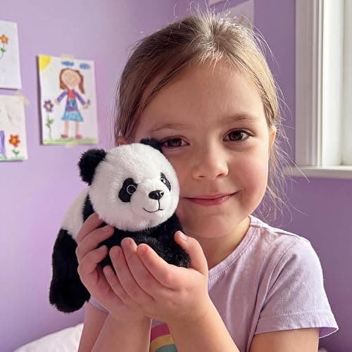 PEACH CAT Panda Stuffed Animal Cute Plushies Small Plush Toys Birthday Gifts for Girls Boys Kids thumbnail 5