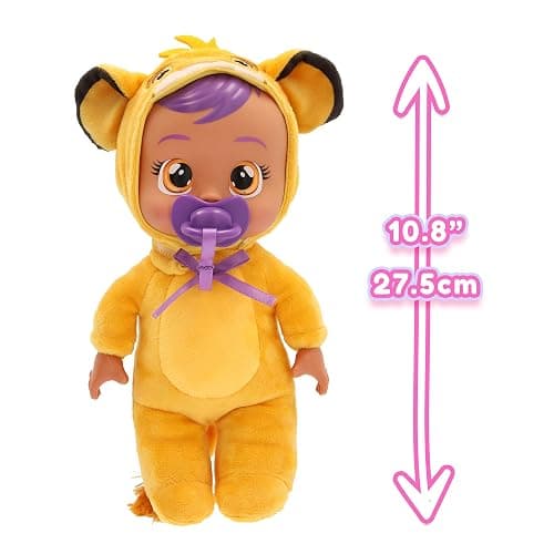 CRY BABIES Tiny Cuddles Disney Simba, Baby Doll Inspired by Simba by The Lion King, with 3 Accessories, Care and Care, She Cries Real Tears, Children from 18 Months thumbnail 3