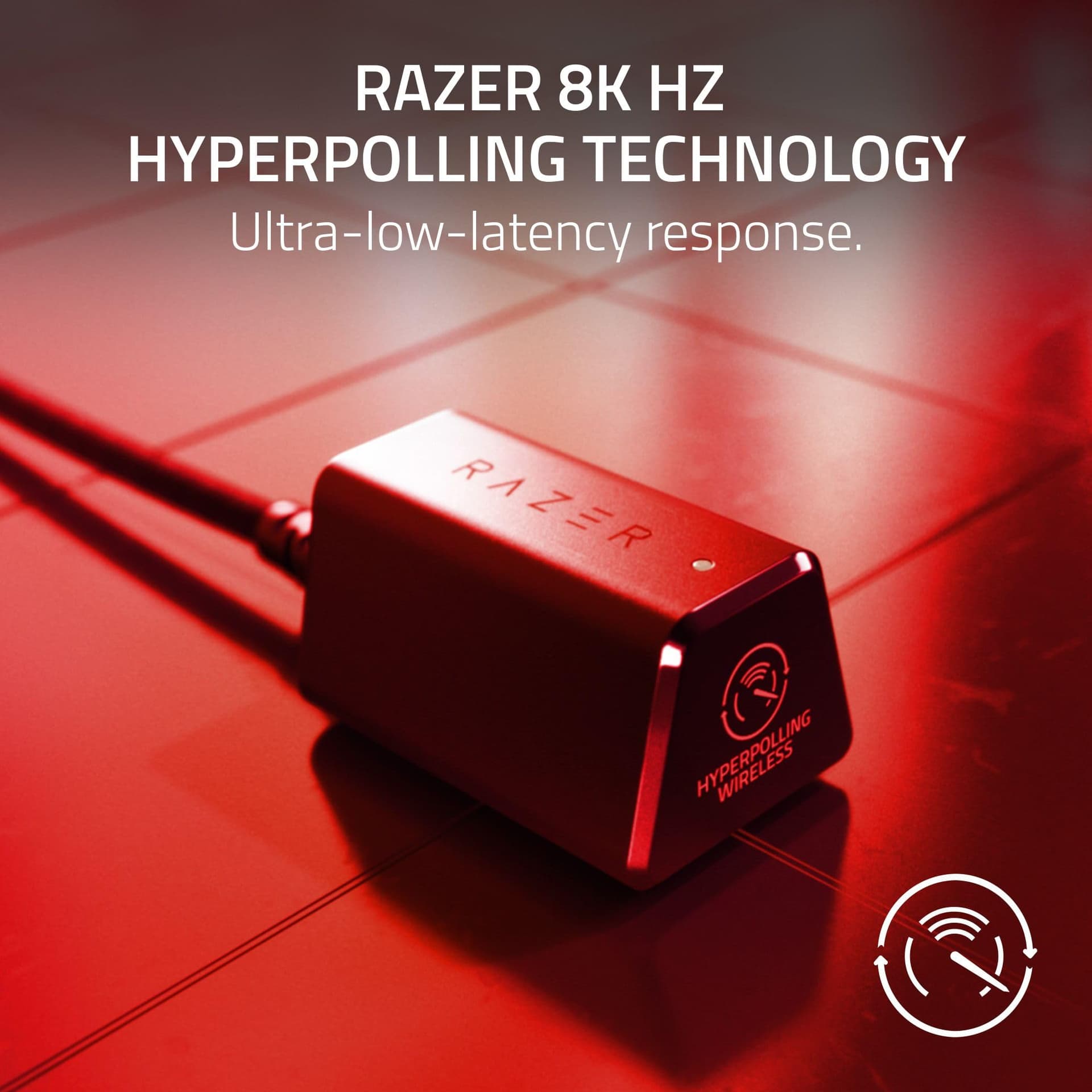 Razer Viper V3 Pro Wireless Esports Gaming Mouse: Symmetrical - 54g Lightweight - 8K Polling - 35K DPI Optical Sensor - Gen3 Optical Switches - 8 Programmable Controls - 95 Hr Battery - Faker Edition thumbnail 5