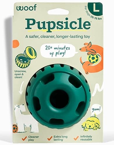 WOOF Pupsicle - Long-Lasting Interactive Dog Toy to Keep Your Pup Busy and Distracted - Safe for Dogs - Low-Mess Design - Dog Toys for Medium and Large Dogs 25-75 lbs - Image 1