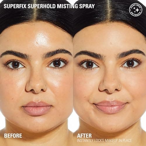 Revolution Superfix Misting Makeup Setting Spray | Ultra Matte & Shine-Free Finish, Long-Lasting Wear, Infused with Vitamin E, 5 fl oz thumbnail 2