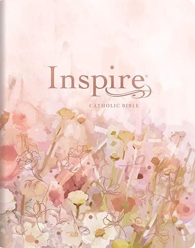 Inspire Catholic Bible NLT Large Print (LeatherLike, Multicolor): The Bible for Coloring & Creative Journaling thumbnail 3