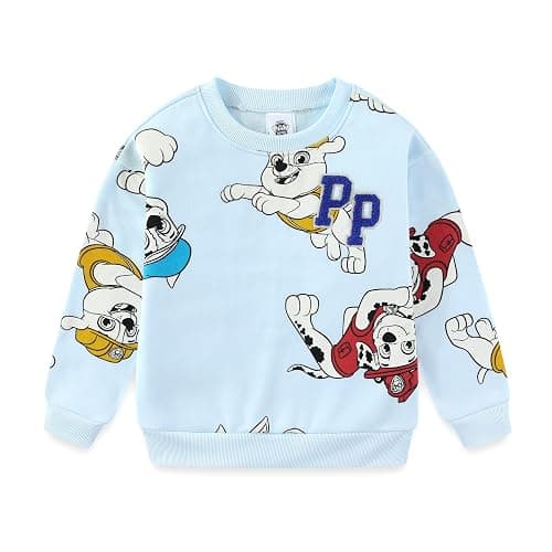 Paw Patrol Nickelodeon Marshall Chase Rubble Boys Sweatshirt and Pants 2 Piece Set for Toddler and Little Kids thumbnail 2