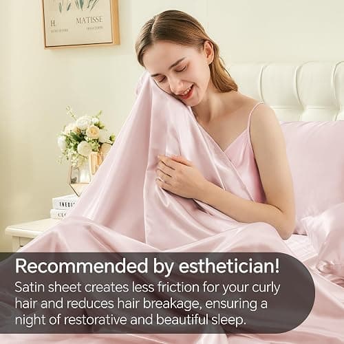Satin Sheets Full Size Bed Set thumbnail 4