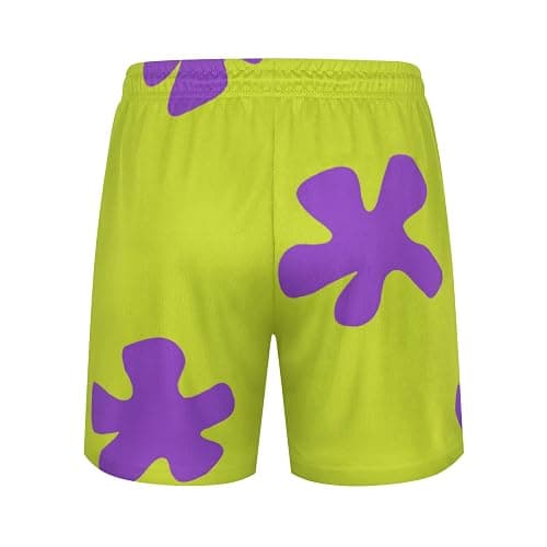 NLRESAX Funny Men's Board Shorts, Quick Dry Green Swim Trunks with Pocket and Mesh Lining Beach Shorts Bathing Suits thumbnail 2