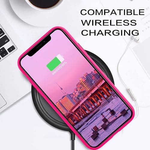 BENTOBEN for iPhone 11 Case, Case iPhone 11 Soft Silicone Gel Rubber Shockproof Bumper Full-Body Protective Anti-Slip Slim Flexible Women Girls Phone Case for iPhone 11 6.1" 2019, Hot Pink thumbnail 4
