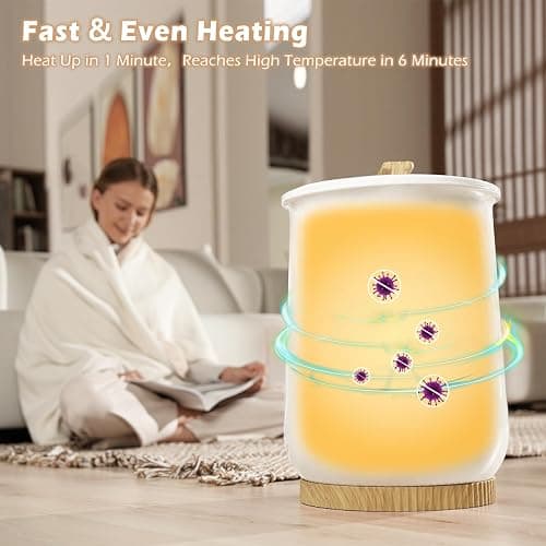 Keenray Upgraded Towel Warmer Bucket, Large Towel Warmer with 3 Heating Modes, Heat Time 30/45/60/90 Min Adjustable and Up to 24 Hour Delay Timer, Towel Heater for Oversize Bathrobes Blankets, CL1Plus thumbnail 6