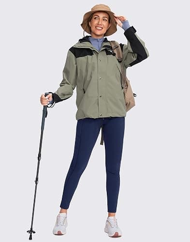 G Gradual Women's Fleece Lined Winter Leggings with Pockets Water Resistant High Waisted Thermal Warm Pants Running Hiking thumbnail 6