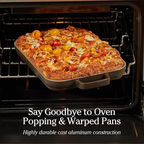 Our Place Mini Griddle Pan - 2 Quart Nonstick Ceramic Sheet Pan & Stovetop Griddle with Handles | Toxin-Free Cast Aluminum | Oven Safe up to 450°F | Sage thumbnail 4
