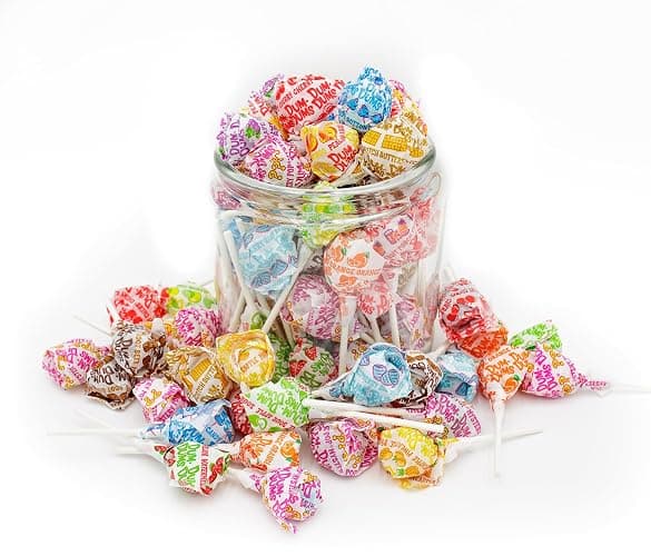 DUM DUMS Original Mix Lollipops 1 lb – Bulk Bag, Suckers Hard Candy, Gluten Free Candies, Assorted Flavors, Individually Wrapped Pops (62 Pieces) thumbnail 6
