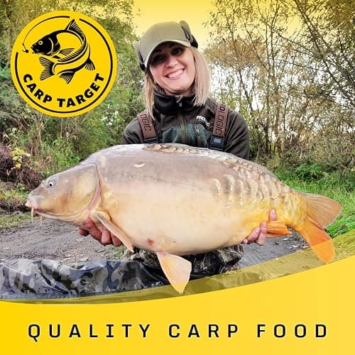 Carp Target Mix Grains cuits maïs Chanvre pour carpes - Amorce Poisson préparée - Appât - Groundbait - Nourriture Carpe pêche - Amorce Carpe - Nourriture pêche thumbnail 4