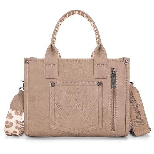Montana West × Wrangler Tote Bag for Women Western Cow Print Purse Designer Top Handle Handbags thumbnail 5