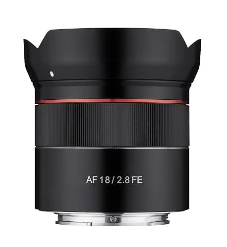 ROKINON AF 18mm F2.8 Wide Angle auto Focus Full Frame Lens for Sony E Mount, Black - Image 1