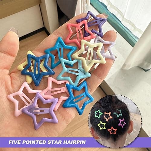 colorful star snap clips! thumbnail 3