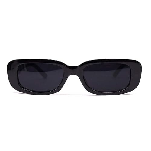 JUSLINK Rectangle Sunglasses for Womens Trendy Retro Fashion 90s Sunglasses UV 400 Protection Square Frame Eyewear thumbnail 2