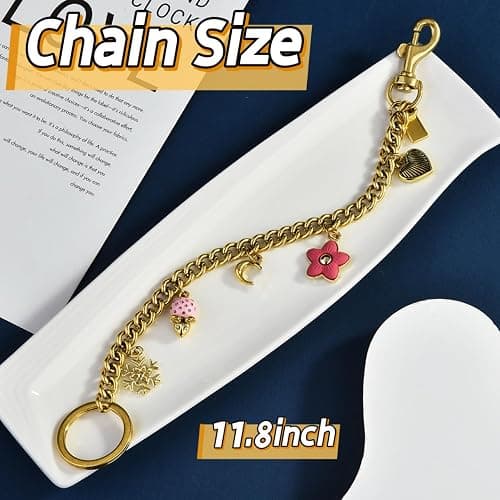 Sbredit Cute cherry Keychain,Cherry Bag Charm,Handbag Charms for Purses,Key Chains Accessories thumbnail 5