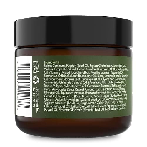 Sunny Isle Rosemary Mint Hair and Strong Roots Butter 2oz | Infused with Biotin & Jamaican Black Castor Oil | Strengthen and Nourish Hair | Dry Scalp, Split Ends - 2 Fl Oz (Pack of 1) thumbnail 9