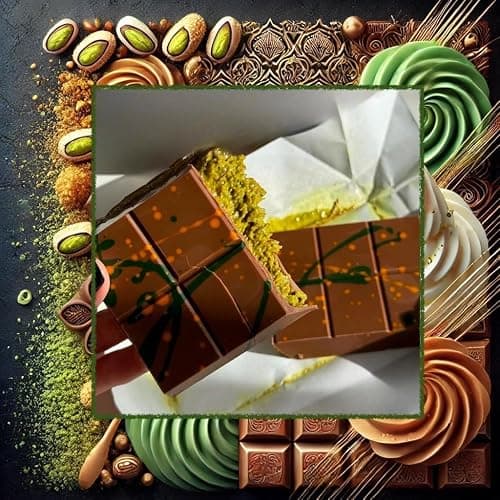 Premium Dubai Chocolate Bar: Pistachio & Kunafa Delight, 100g - Authentic UAE Import with Kataifi Pastry, Exquisite Pistachio Chocolate Experience, Made in Dubai, Viral Treat thumbnail 2