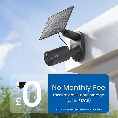 Tapo C411 KIT 2K 3MP Battery Security Camera Outdoor Wireless,Solar Security Camera,Colour Night Outdoor Camera,AI Detection,IP65,No Hub Required,Alexa,Google Home,Flexible Storage,No Monthly fee thumbnail 2