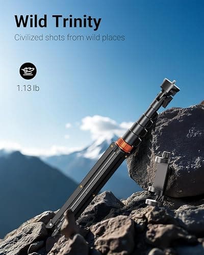 Vimose 66" Tripod for iPhone - Adjustable & Stable Phone Tripod with Remote | Sturdy without Shaking, for Family Pictures & Professional Video Creation, Compatible with iPhone/Android/Small Camera thumbnail 5