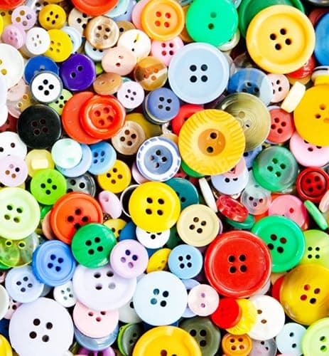 500-700 PCS Assorted Mixed Color Resin Buttons 2 and 4 Holes Round Craft for Sewing DIY Crafts Children's Manual Button Painting,DIY Handmade Ornament thumbnail 7