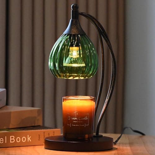 Candle Warmer Lamp, Electric Candle Warmer with Timer Dimmer - for Scented Jar Candles - Melter Lamp for Housewarming Gifts New Home Decor thumbnail 8