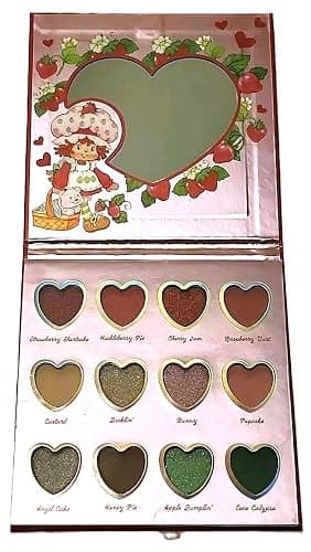 Taste Beauty Strawberry Shortcake Heart Shaped Eyeshadow Palette, 12 Colors with Mirror, Dessert Collection thumbnail 4