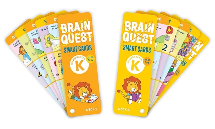Brain Quest Kindergarten Smart Cards Revised 5th Edition (Brain Quest Smart Cards) thumbnail 9
