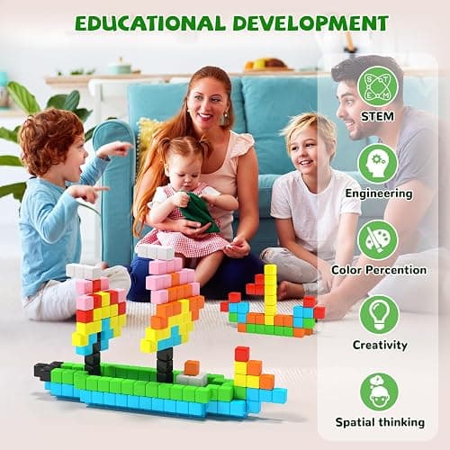 Hiwawind Magnetic Blocks for Toddlers -Ideal Gifts for 3 4 5 6 Year Old,Classroom Must Haves STEM Learning Toys for 3-5 Year Old Boys & Girls, Safe & Strong Building Blocks with ASMR Sounds thumbnail 7