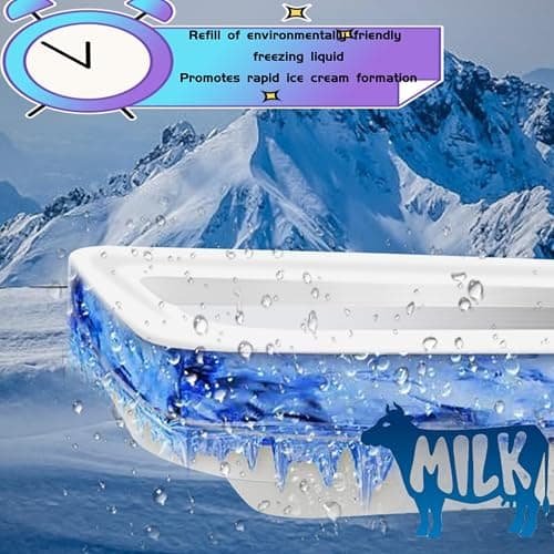 Instant Ice Cream Maker,Rolled Ice Cream Maker, Soft Serve Ice Cream maker,Perfect for Frozen Yogurt, and More! Food grade stainless steel ice cream roll machine for home us (white) thumbnail 7