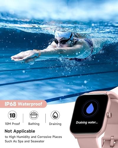 TOOBUR Smart Watch for Women Alexa Built-in, 1.95" Fitness Tracker with Answer/Make Calls, IP68 Waterproof/Heart Rate/Sleep Tracker/100 Sport Modes, Fitness Watch Compatible Android iOS thumbnail 7