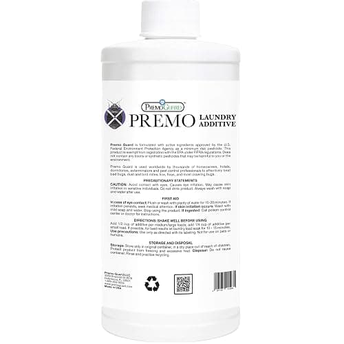 Bed Bug & Mite Laundry Detergent Additive By Premo Guard – 32 oz – Child & Pet Friendly – Stain & Odor Free – Best Natural Non-Toxin Treatment thumbnail 2